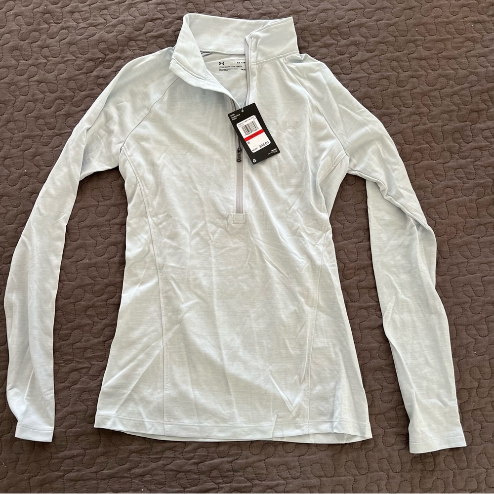 Under Armour Women’s XSmall 1/2 Zip Pullover Halo Gray